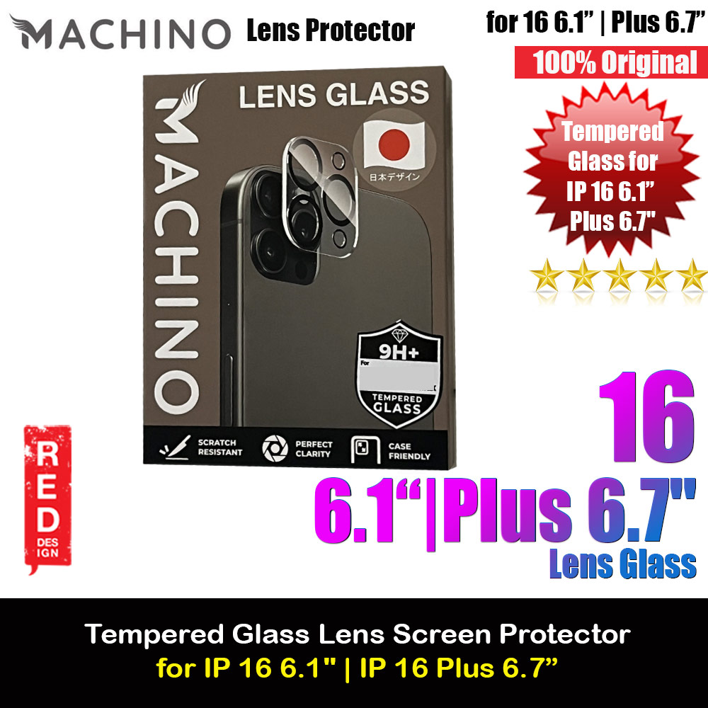 Picture of Machino Lens Tempered Glass Protector for iPhone 16 Plus 6.7 16 6.1 (Clear) Apple iPhone 16 6.1- Apple iPhone 16 6.1 Cases, Apple iPhone 16 6.1 Covers, iPad Cases and a wide selection of Apple iPhone 16 6.1 Accessories in Malaysia, Sabah, Sarawak and Singapore 