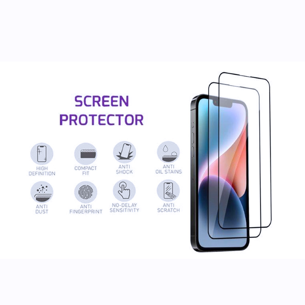 Picture of Apple iPhone 16 Pro Max 6.9 Screen Protector | Machino 2.5D Full Cover Tempered Glass Screen Protector for iPhone 16 Pro Max 6.9 (Clear)