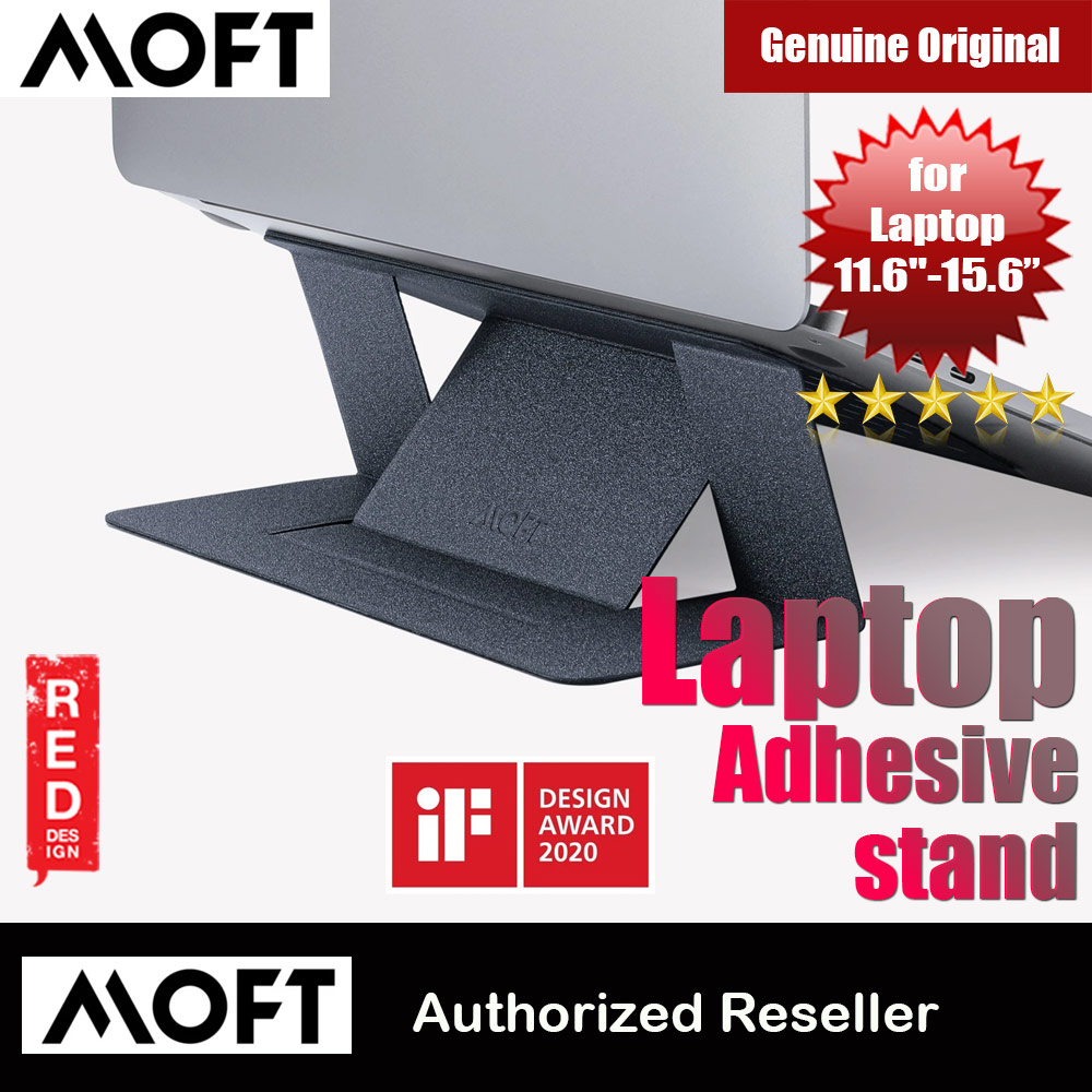 Picture of MOFT Invisible Laptop Stand Adhesive with Holes for Heat Dissipation for Laptop Macbook Air 13 M1 Macbook Pro 13 M1 (Grey) Apple MacBook Air 13\" 2020- Apple MacBook Air 13\" 2020 Cases, Apple MacBook Air 13\" 2020 Covers, iPad Cases and a wide selection of Apple MacBook Air 13\" 2020 Accessories in Malaysia, Sabah, Sarawak and Singapore 