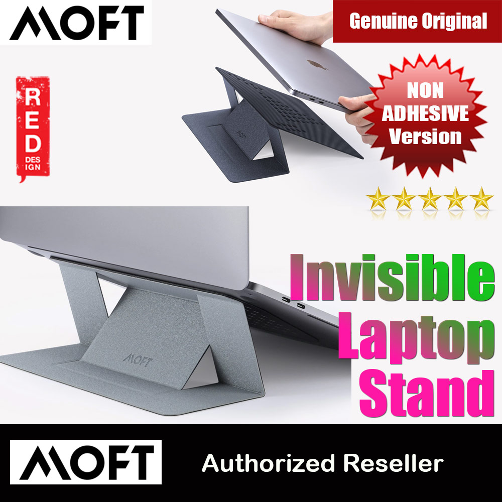 Picture of MOFT Invisible Laptop Stand NON Adhesive with Holes for Heat Dissipation for Laptop Macbook Air 13 M1 Macbook Pro 13 M1 (Silver) Apple MacBook Air 13\" 2020- Apple MacBook Air 13\" 2020 Cases, Apple MacBook Air 13\" 2020 Covers, iPad Cases and a wide selection of Apple MacBook Air 13\" 2020 Accessories in Malaysia, Sabah, Sarawak and Singapore 