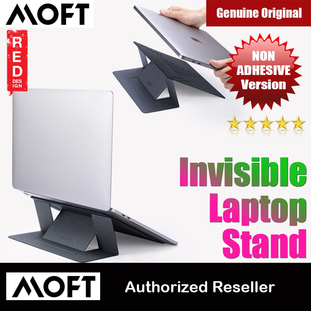 Picture of MOFT Invisible Laptop Stand NON Adhesive with Holes for Heat Dissipation for Laptop Macbook Air 13 M1 Macbook Pro 13 M1 (Space Grey) Apple MacBook Air 13\" 2020- Apple MacBook Air 13\" 2020 Cases, Apple MacBook Air 13\" 2020 Covers, iPad Cases and a wide selection of Apple MacBook Air 13\" 2020 Accessories in Malaysia, Sabah, Sarawak and Singapore 