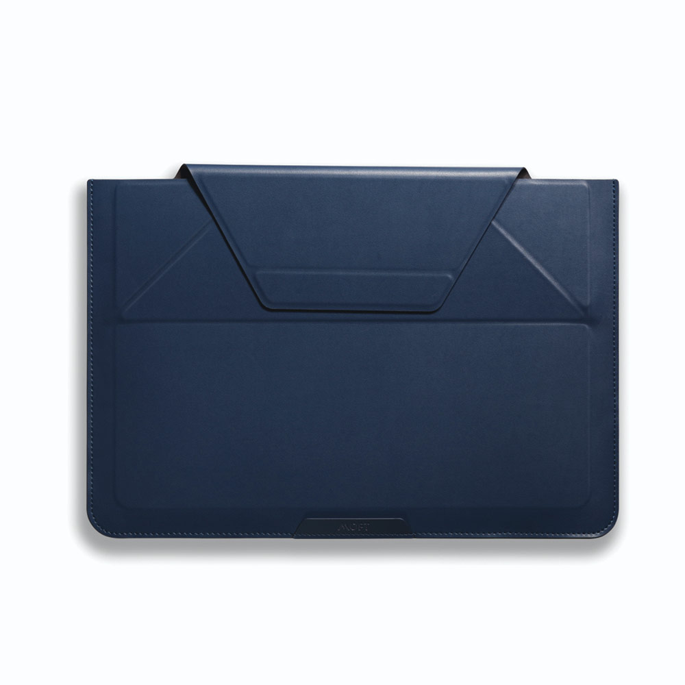 Picture of Apple Macbook Air 13\"  | MOFT Carry Sleeve Standable Design PU Leather for Macbook Air 13 M1 2020 2021 Macbook Pro 13 2020 2021 13 inches Laptop Dell XPS13 Microsoft Surface Pro 7 (Oxford Blue)