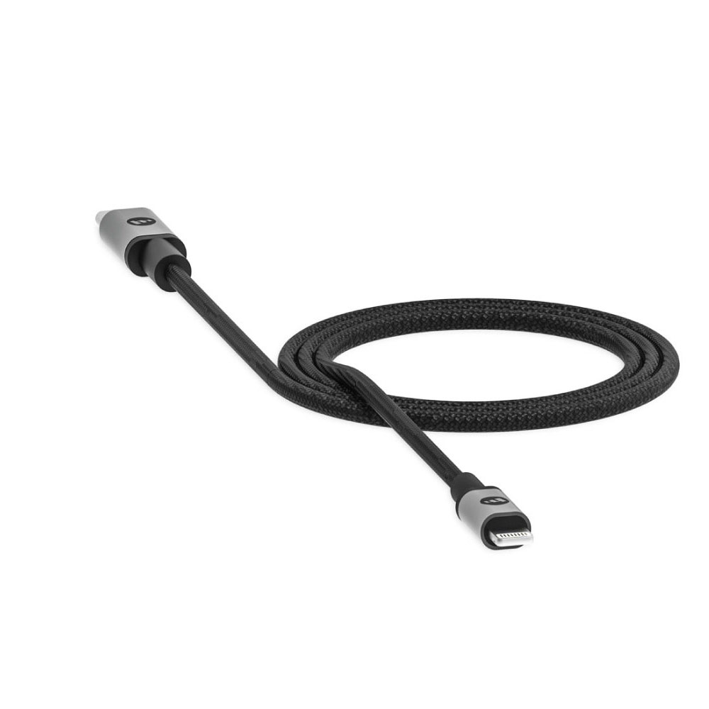 Picture of Mophie Nylon Braid Heavy Duty MFI Certified USB-C to Lightning Cable 100cm (Black)