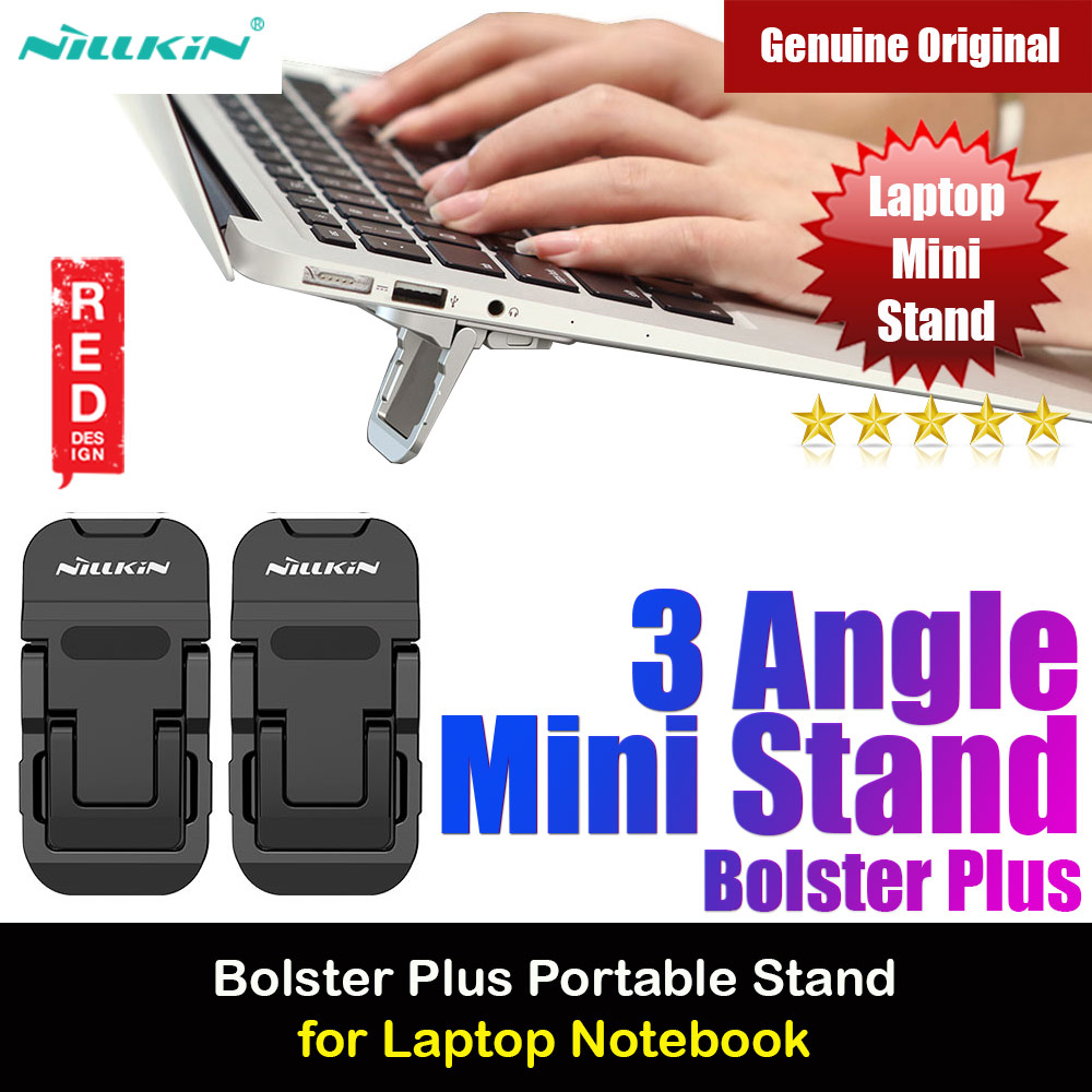 Picture of Nillkin Bolster Plus Laptop Tablet Mini Stand Foldable Portable Stand Holder Heat Dissipation for Laptop Notebook (Black) Red Design- Red Design Cases, Red Design Covers, iPad Cases and a wide selection of Red Design Accessories in Malaysia, Sabah, Sarawak and Singapore 