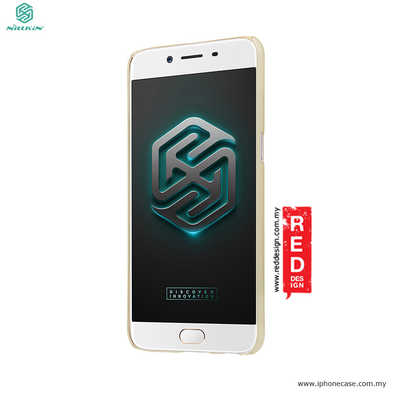 Picture of OPPO R9s Case | Nillkin Super Frosted Shield hard cover case for Oppo R9s - Gold