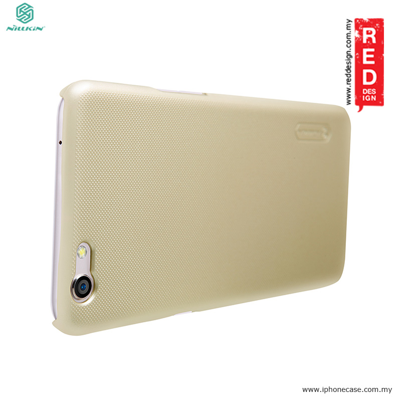 Picture of OPPO R9s Case | Nillkin Super Frosted Shield hard cover case for Oppo R9s - Gold