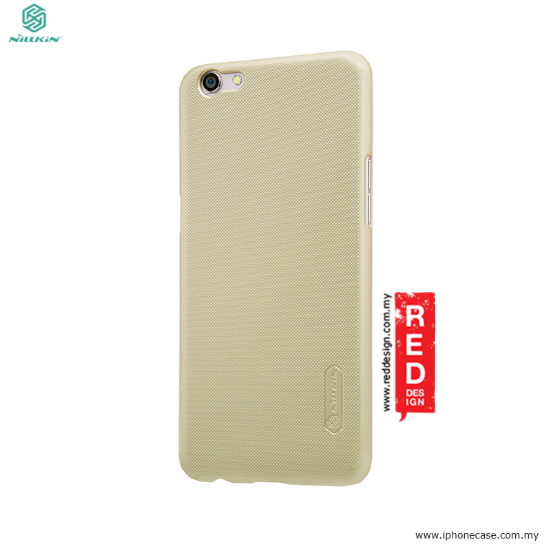 Picture of OPPO R9s Case | Nillkin Super Frosted Shield hard cover case for Oppo R9s - Gold