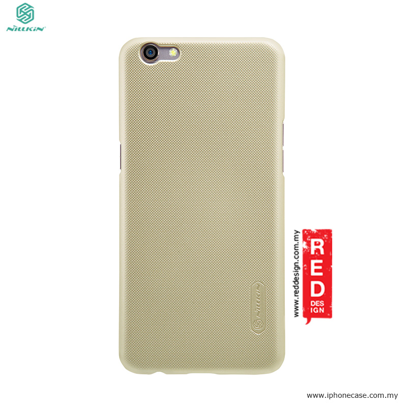 Picture of OPPO R9s Case | Nillkin Super Frosted Shield hard cover case for Oppo R9s - Gold