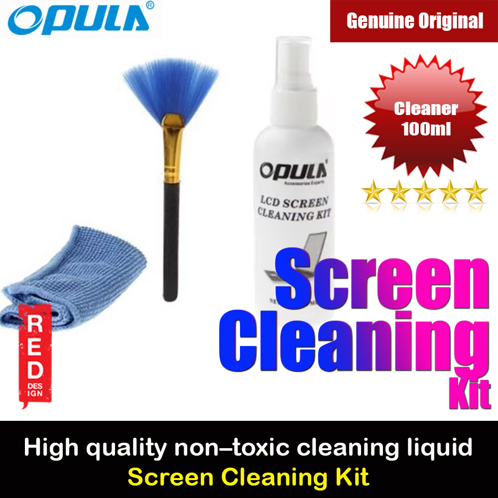 Picture of OPULA Screen Cleaning Kit for LCD Display Laptop Digital Camera Smartphone PSP 100ml - KCL-1029