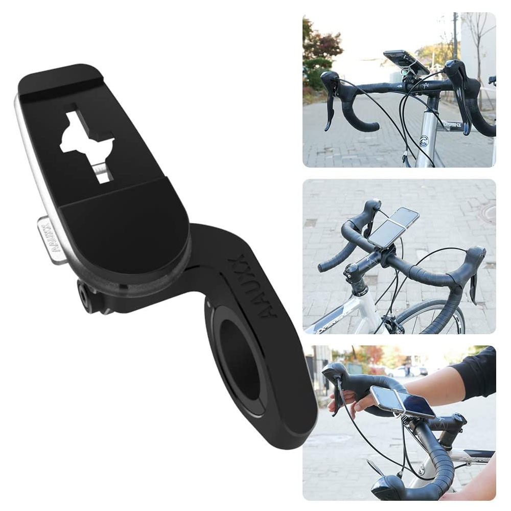 Picture of AAUXX Original iRing Universal Phone Grip and Stand Original iRing with iRing Bike Mount Can Attach Action cam! Works with iRing Original Adjustable Bike Handlebar Cradle for iPhone, Samsung, Android Phones (Champagne Gold)