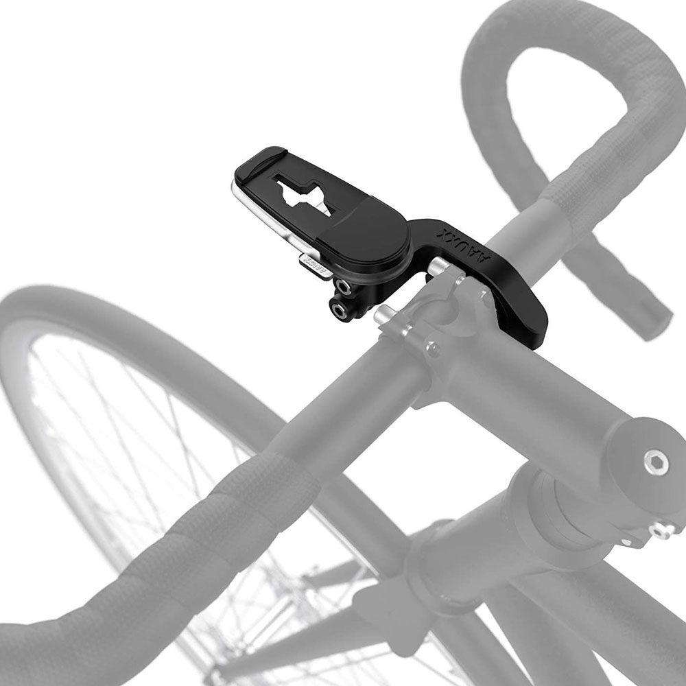 Picture of AAUXX Original iRing Universal Phone Grip and Stand Original iRing with iRing Bike Mount Can Attach Action cam! Works with iRing Original Adjustable Bike Handlebar Cradle for iPhone, Samsung, Android Phones (Champagne Gold)