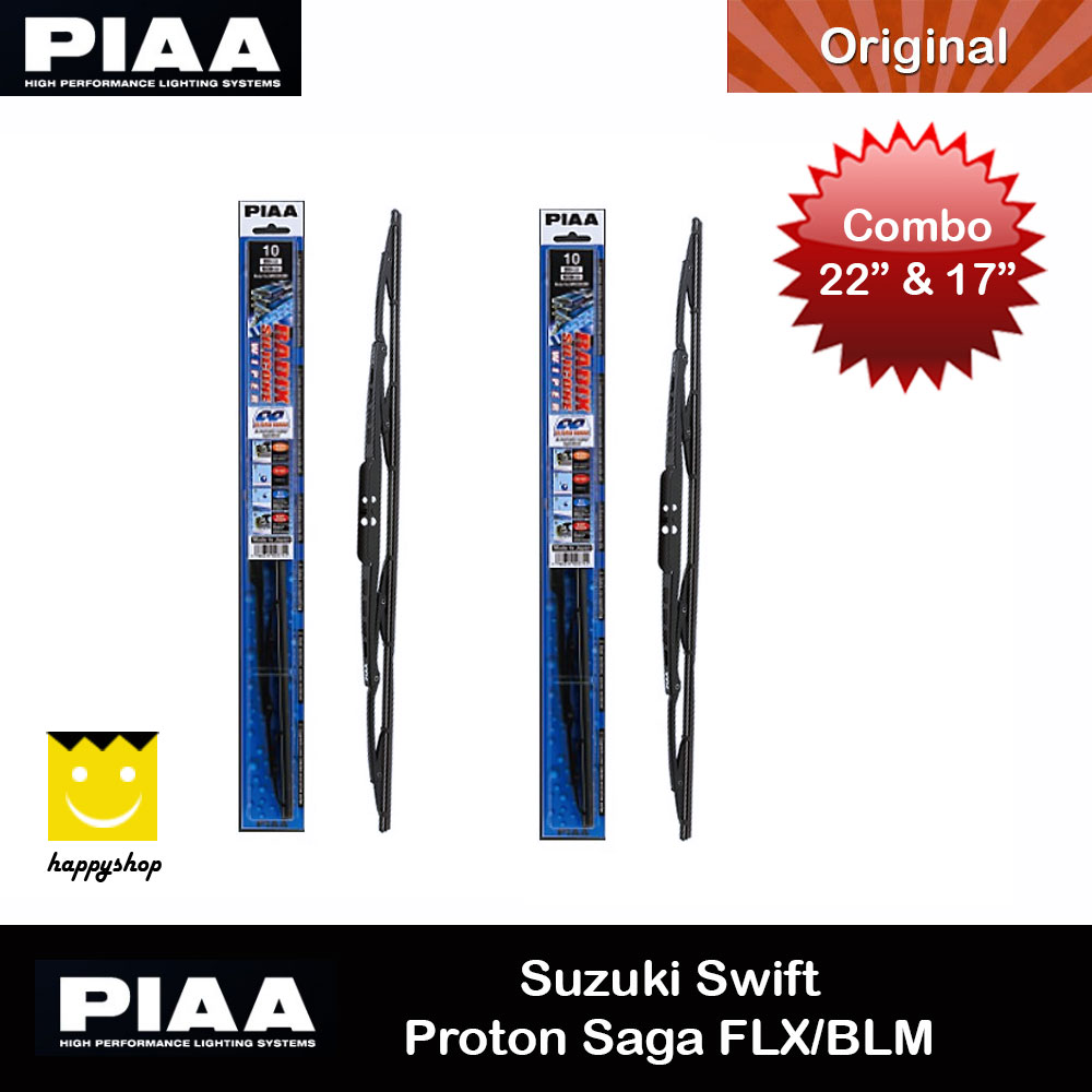 Picture of PIAA Radix Silicone Windscreen Wiper Made in Japan (Combo 22 & 17 ) for Suzuki Swift Proton Saga FLX BLM Red Design- Red Design Cases, Red Design Covers, iPad Cases and a wide selection of Red Design Accessories in Malaysia, Sabah, Sarawak and Singapore 