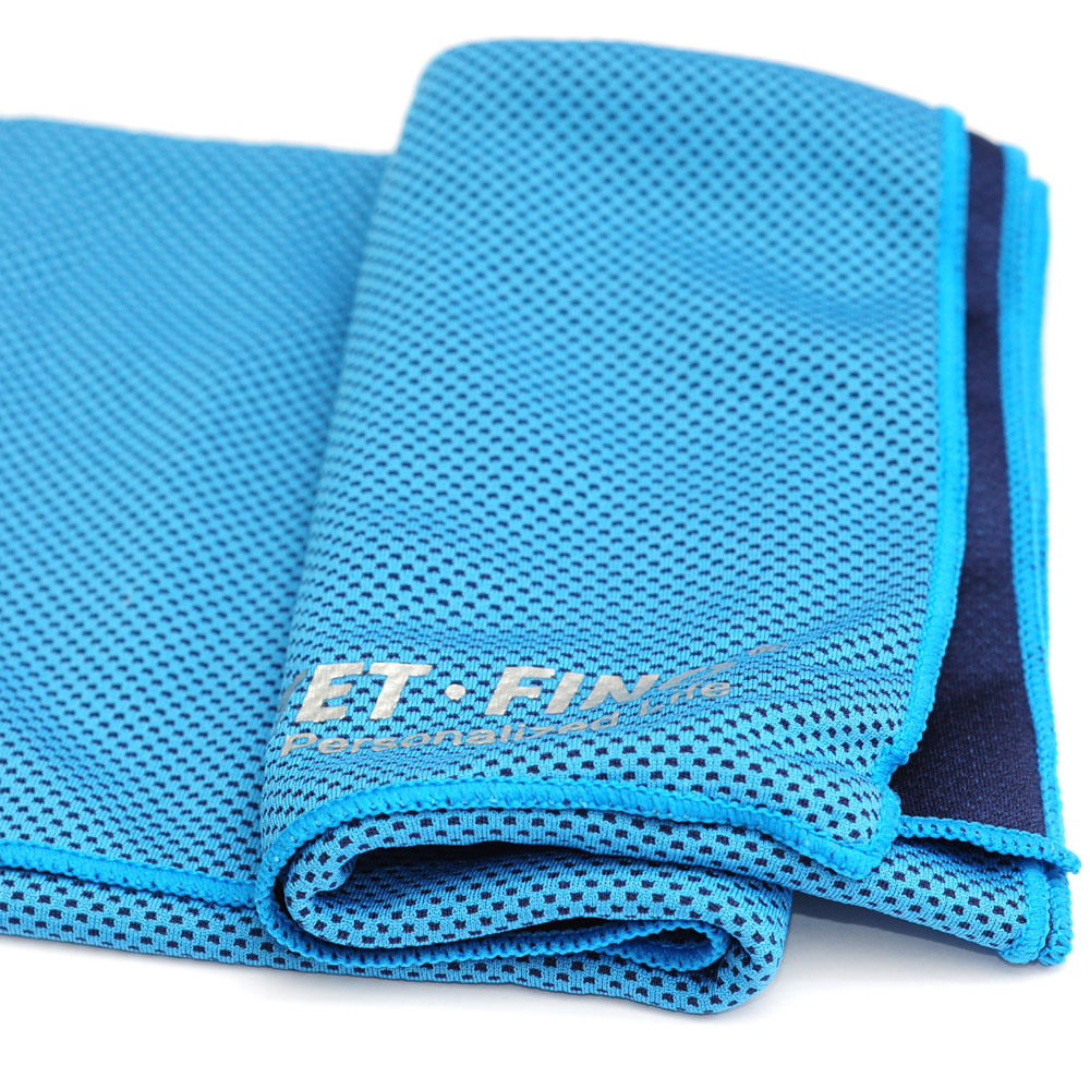 Picture of PICTETFINO Cool Towel Cooling Towel Sweat Absorbent Towel Dry Quickly Tower Instant Cooling Tower Breathable Towel Cooling Relief Towel Lightweight Towel Sports Towel Badminton Towel Jogging Towel Outdoor Indoor Towel 90cm x 30cm (Blue)