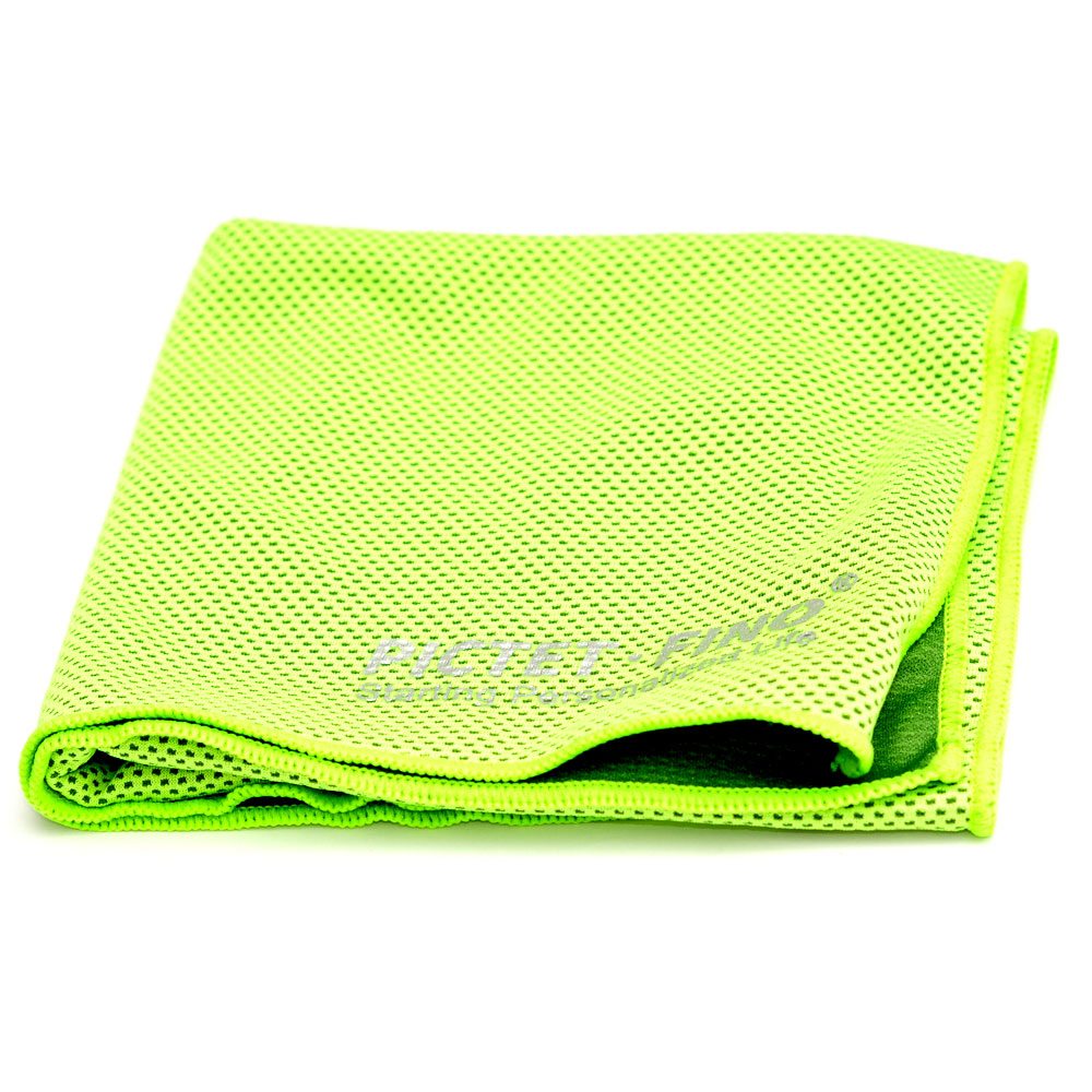 Picture of PICTETFINO Cool Towel Cooling Towel Sweat Absorbent Towel Dry Quickly Tower Instant Cooling Tower Breathable Towel Cooling Relief Towel Lightweight Towel Sports Towel Badminton Towel Jogging Towel Outdoor Indoor Towel 90cm x 30cm (Green)