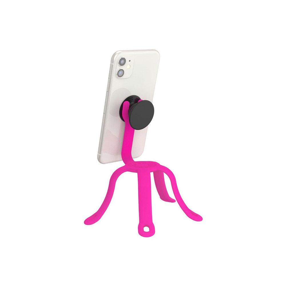 Picture of Popsockets PopMount 2 Flex  Flexible Stand Hold Stand Mount your device anywhere any position creation and on the go photography as Tripod desk mount (Pink)