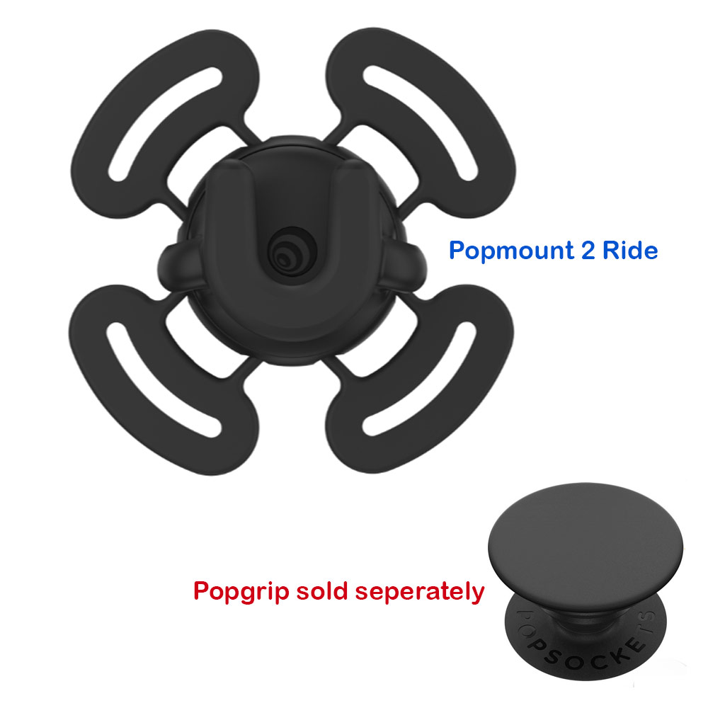 Picture of Popsockets Popmount 2 Ride Scooter and Bicycle Phone Mount (Black)