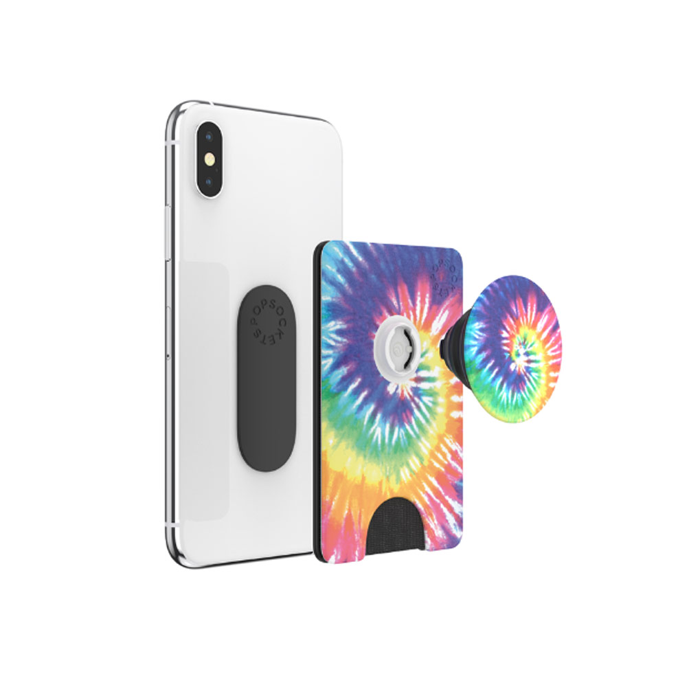 Picture of Popsockets Popwallet Plus Card Holder Credit Card Holder Parking Ticket Holder Card Wallet (To Dye For)