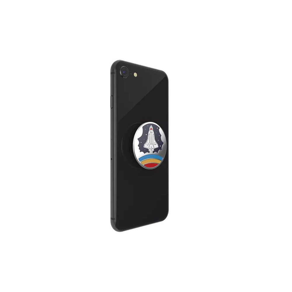 Picture of Popsockets PopGrip Swappable Premium Collection (Enamel Space Shuttle Navy)