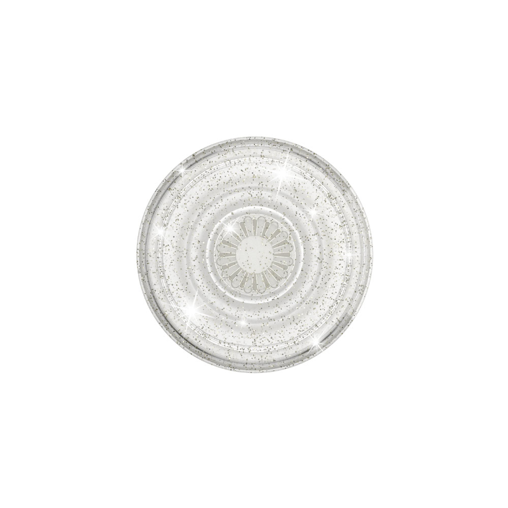 Picture of Popsockets PopGrip Swappable Premium Collection (Clear Glitter Silver)