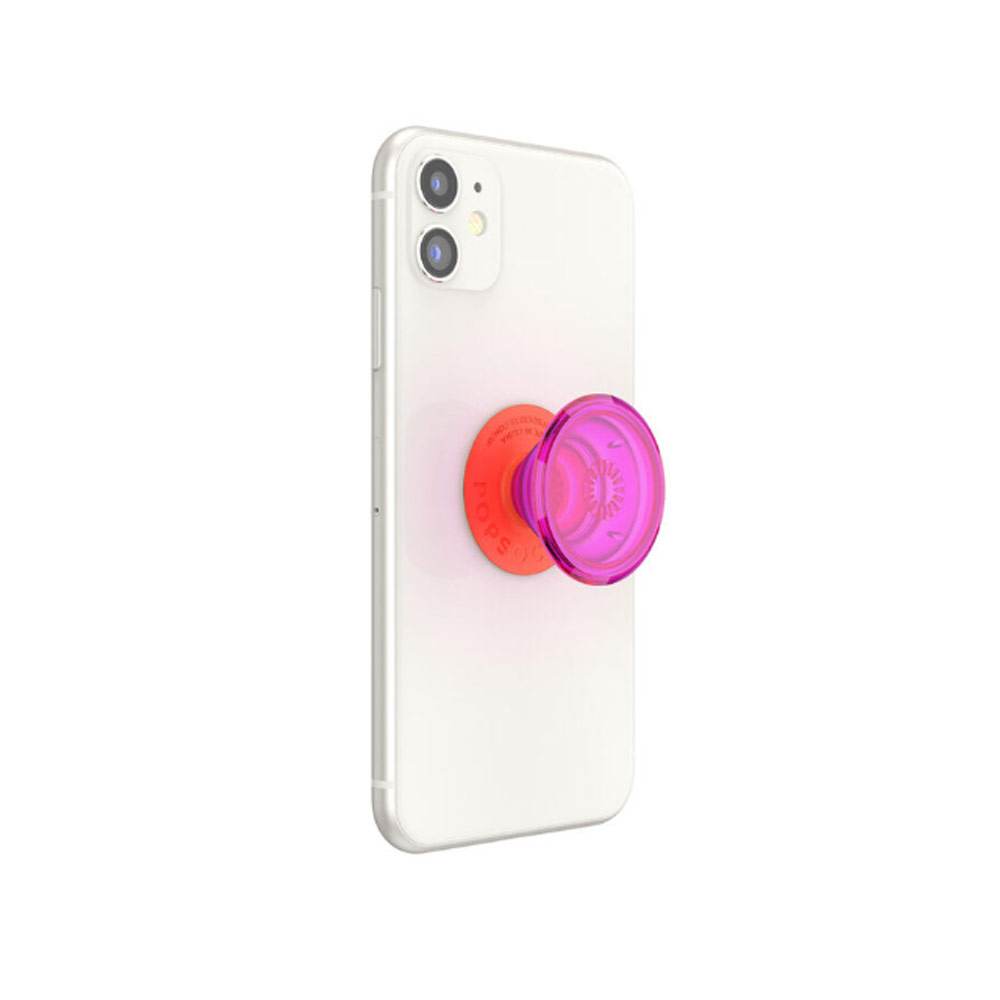 Picture of Popsockets PopGrip Swappable Premium Collection (Neon Glow Electric Sunrise)