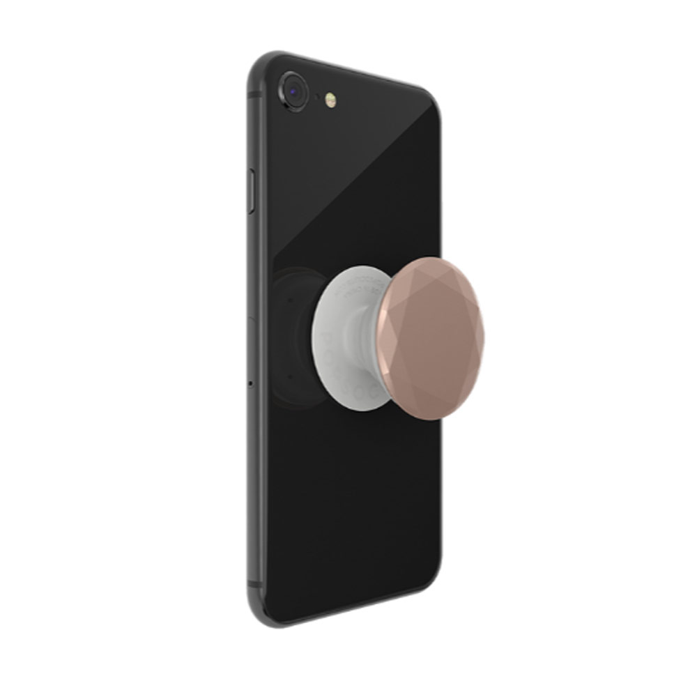 Picture of Popsockets A Phone Grip A Phone Stand An Earbud Management System - Diamond Rose Gold Metallic