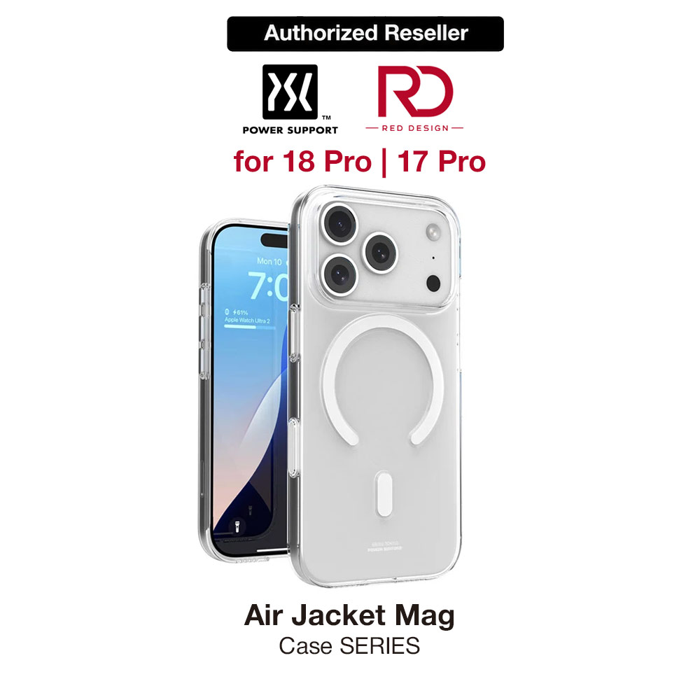 Picture of Power Support Air Jacket Mag Lightweight Thin MagSafe Case for iPhone 18 Pro | iPhone 17 Pro - Clear Apple iPhone 18 Pro- Apple iPhone 18 Pro Cases, Apple iPhone 18 Pro Covers, iPad Cases and a wide selection of Apple iPhone 18 Pro Accessories in Malaysia, Sabah, Sarawak and Singapore 