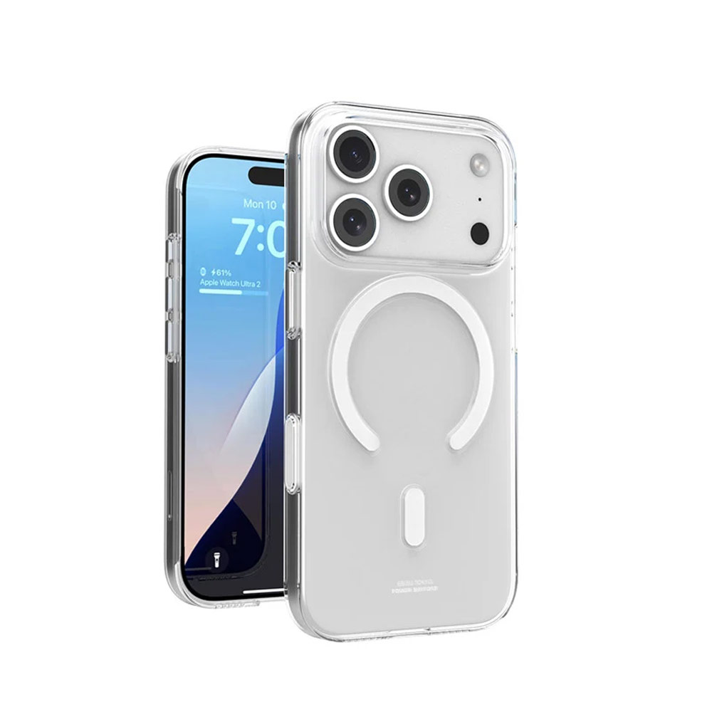 Picture of Apple iPhone 18 Pro Case | Power Support Air Jacket Mag Lightweight Thin MagSafe Case for iPhone 18 Pro | iPhone 17 Pro - Clear