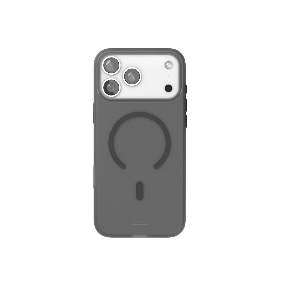 Picture of Apple iPhone 18 Pro Case | Power Support Air Jacket Mag Lightweight Thin MagSafe Case for iPhone 18 Pro iPhone 17 Pro - Smoke Matte