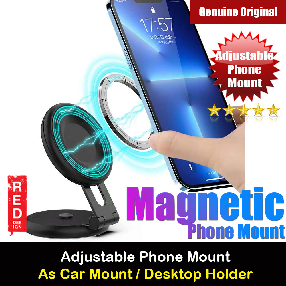 Picture of Red Design Selected Magnetic Smart Phone Mount Holder Desktop Dashboad Windscreen Mount MagSafe Compatibility  for iPhone 12 13 14 15 Pro Max Series Red Design- Red Design Cases, Red Design Covers, iPad Cases and a wide selection of Red Design Accessories in Malaysia, Sabah, Sarawak and Singapore 