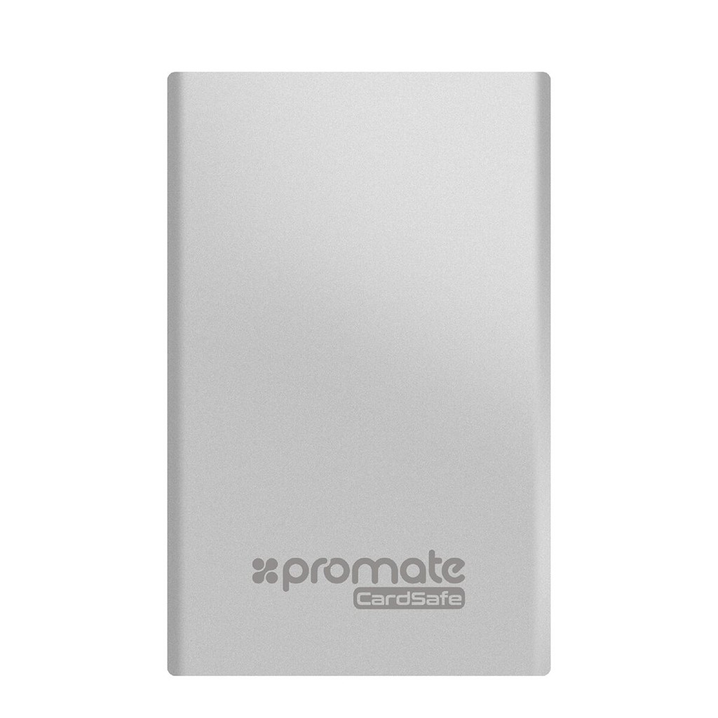 Picture of Promate Ultra-Slim RFID Blocking Card Holder Case Aluminium Slim Credit Card Holder Wallet CardSafe