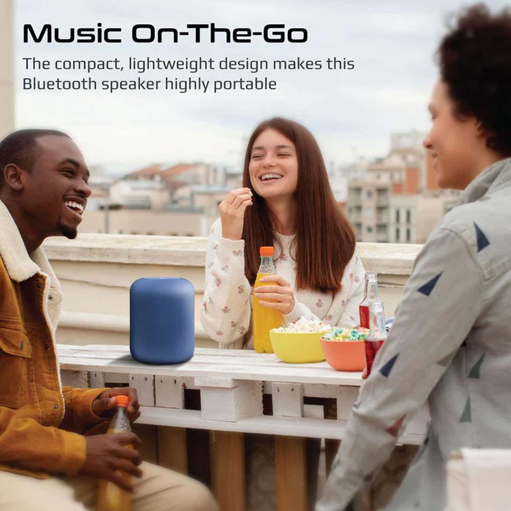 Picture of Promate Bluetooth Speaker with TWS Aux Port Micro SD Card Slot USB Media Port 360 Sound Boom-10 (Blue)