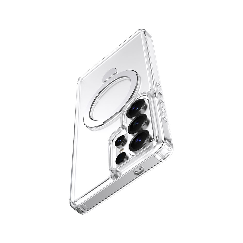 Picture of Samsung Galaxy S26 Ultra Case | Raptic Air Stand Magnetic Compatible Drop Protection Case for Samsung Galaxy S26 Ultra (Clear)