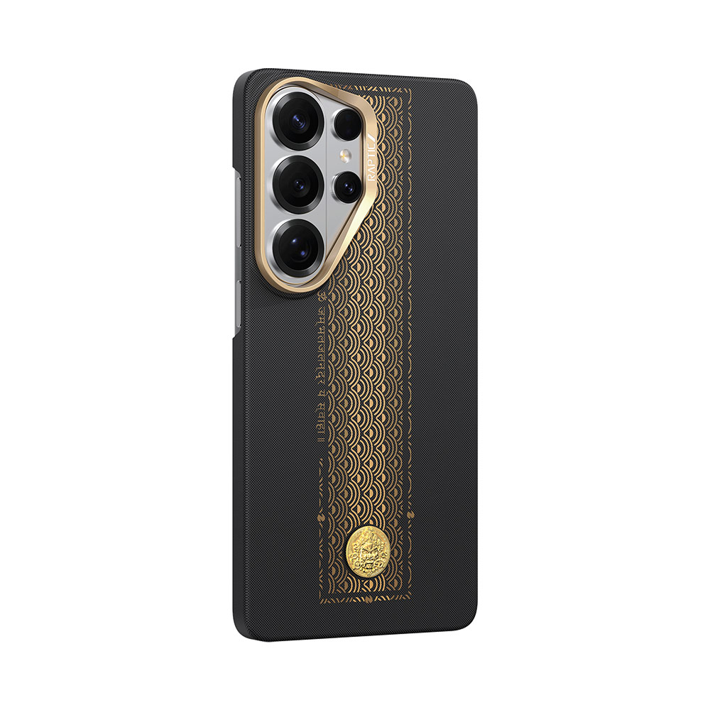 Picture of Samsung Galaxy S26 Ultra Case | Raptic Aramid Geotic Skin Magnetic Compatible Protection Case for Samsung Galaxy S26 Ultra (Fortune)