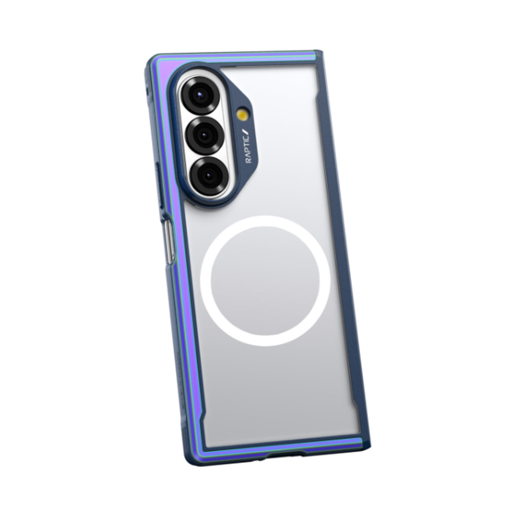 Picture of Samsung Galaxy Z Fold 7 Case | Raptic Galaxy Z Fold7 Shield Classic Magnetic Compatible Case for Galaxy Z Fold 7 (Iridescent)