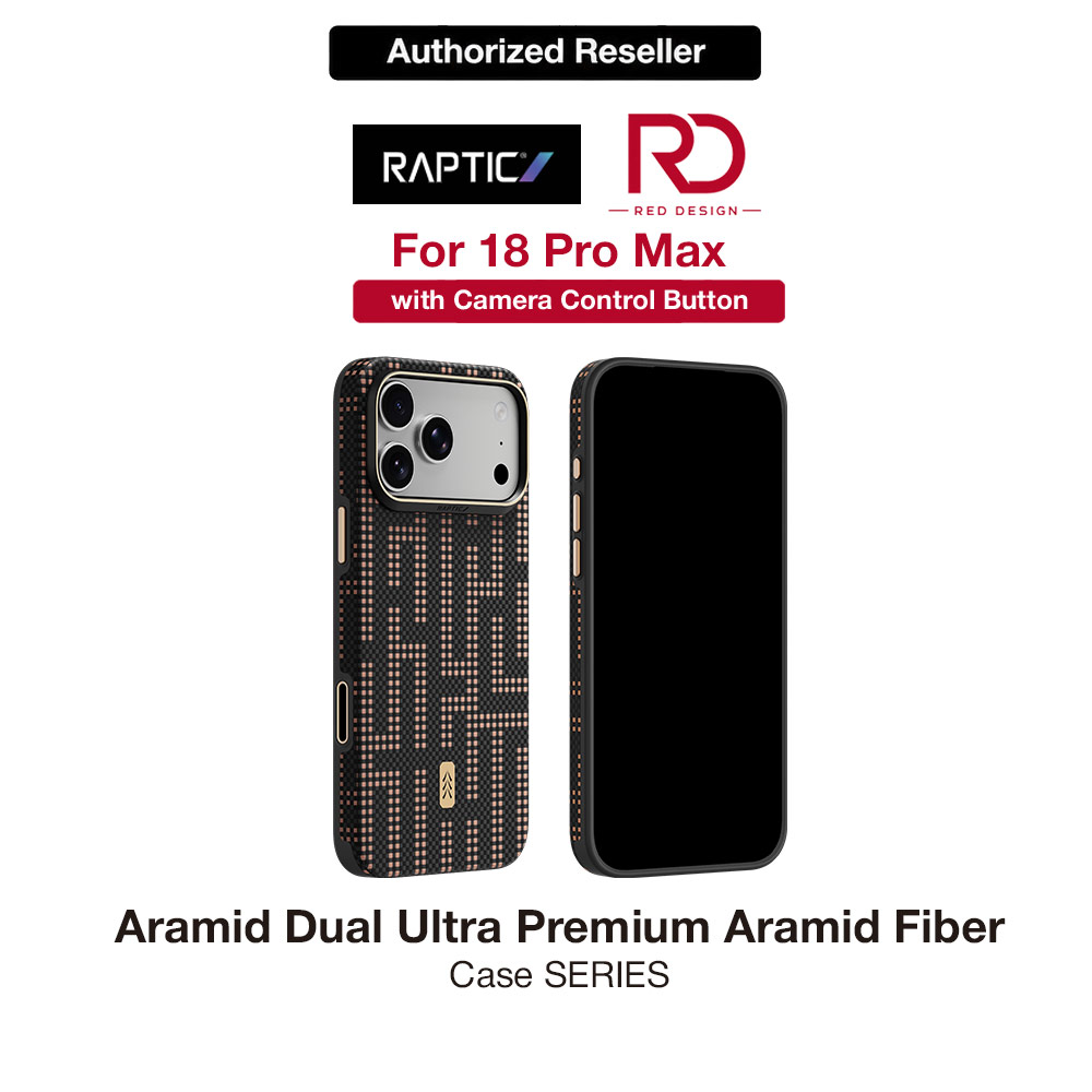 Picture of Raptic Aramid Dual Ultra Magnetic Drop Protection Case for iPhone 18 Pro Max - Grid Valor Apple iPhone 18 Pro Max- Apple iPhone 18 Pro Max Cases, Apple iPhone 18 Pro Max Covers, iPad Cases and a wide selection of Apple iPhone 18 Pro Max Accessories in Malaysia, Sabah, Sarawak and Singapore 
