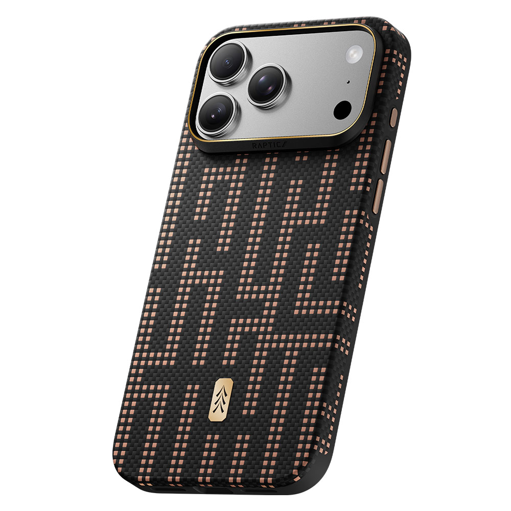 Picture of Apple iPhone 18 Pro Case | Raptic Aramid Dual Ultra Magnetic Drop Protection Case for iPhone 18 Pro - Grid Valor