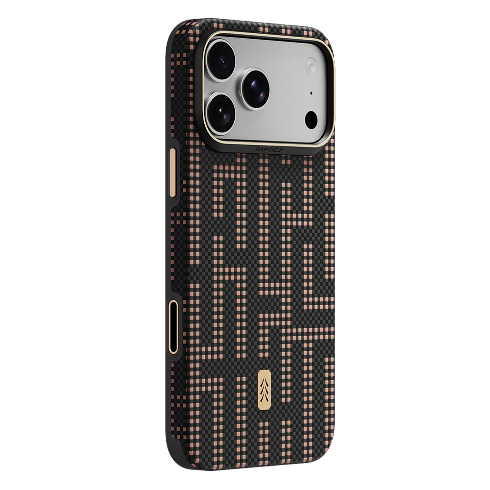 Picture of Apple iPhone 18 Pro Case | Raptic Aramid Dual Ultra Magnetic Drop Protection Case for iPhone 18 Pro - Grid Valor