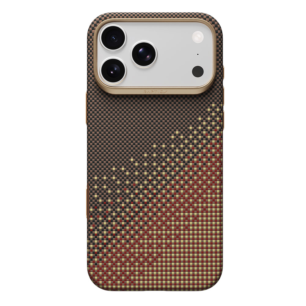 Picture of Apple iPhone 18 Pro Case | Raptic Aramid Dual Ultra Magnetic Drop Protection Case for iPhone 18 Pro - Serenity Amber