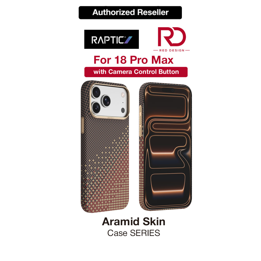 Picture of Raptic Aramid Skin Slim Magnetic Case for iPhone 18 Pro Max - Serenity Amber Apple iPhone 18 Pro Max- Apple iPhone 18 Pro Max Cases, Apple iPhone 18 Pro Max Covers, iPad Cases and a wide selection of Apple iPhone 18 Pro Max Accessories in Malaysia, Sabah, Sarawak and Singapore 