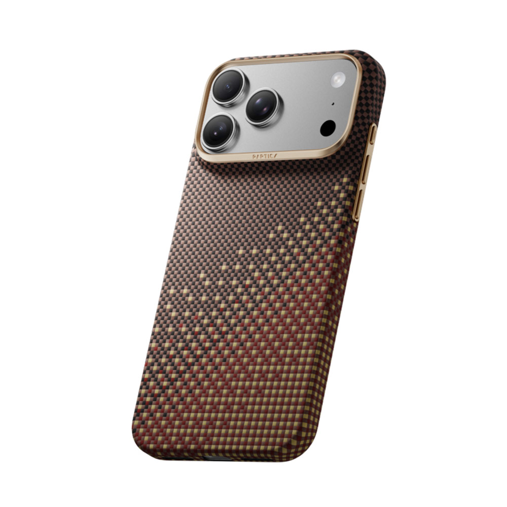 Picture of Apple iPhone 18 Pro Case | Raptic Aramid Skin Slim Magnetic Case for iPhone 18 Pro - Serenity Amber