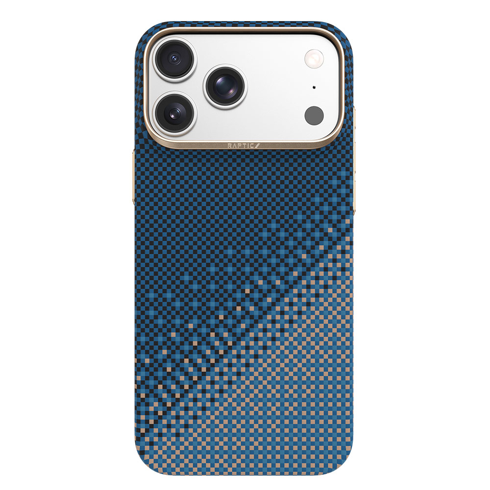 Picture of Apple iPhone 18 Pro Max Case | Raptic Aramid Skin Slim Magnetic Case for iPhone 18 Pro Max - Serenity Emerald