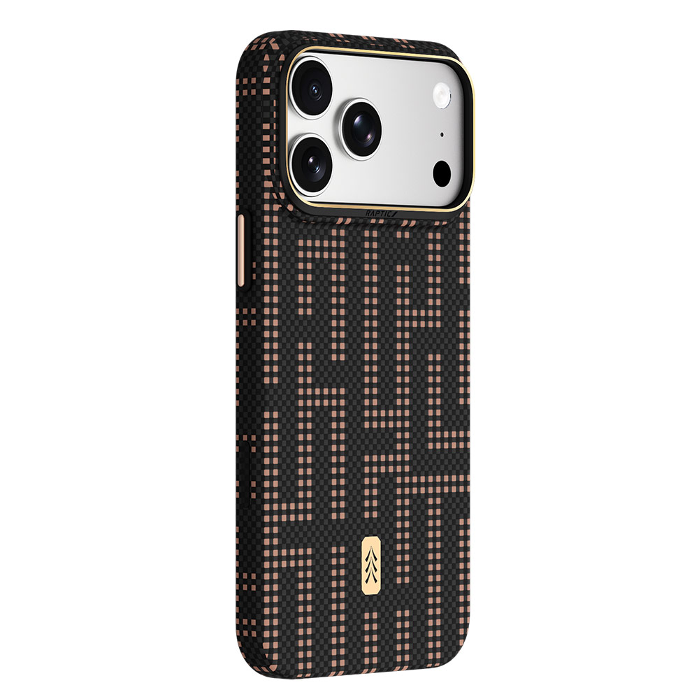 Picture of Apple iPhone 18 Pro Case | Raptic Aramid Skin Slim Magnetic Case for iPhone 18 Pro - Grid Valor