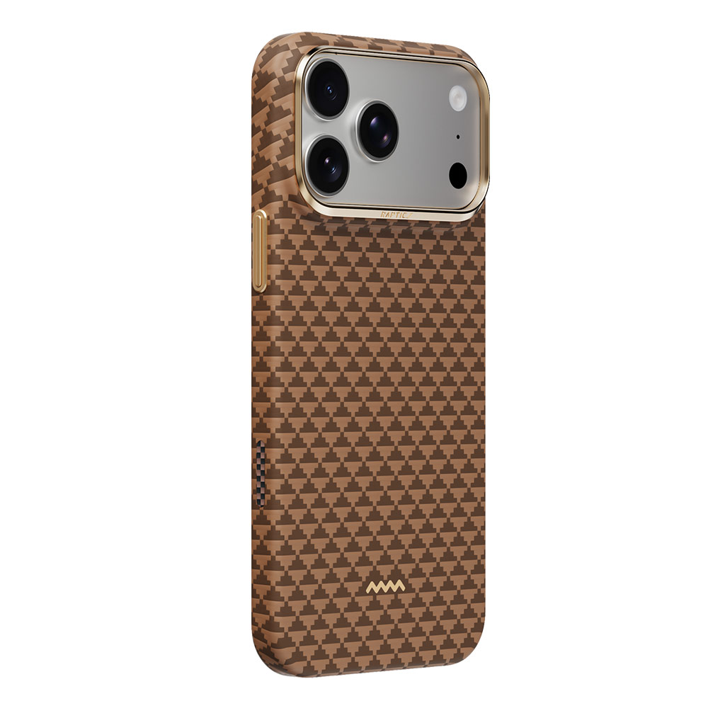 Picture of Apple iPhone 18 Pro Case | Raptic Aramid Skin Slim Magnetic Case for iPhone 18 Pro - Origin Humble