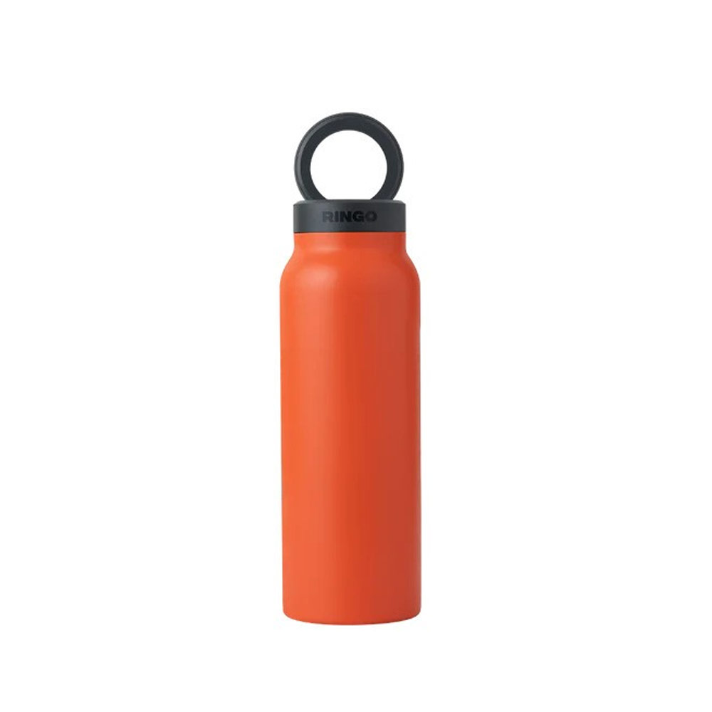 Picture of Ringo Stainless Steel Water Bottle with Magnetic Magsafe Compatible Lid 24oz 700 ml BPA Free (Orange)