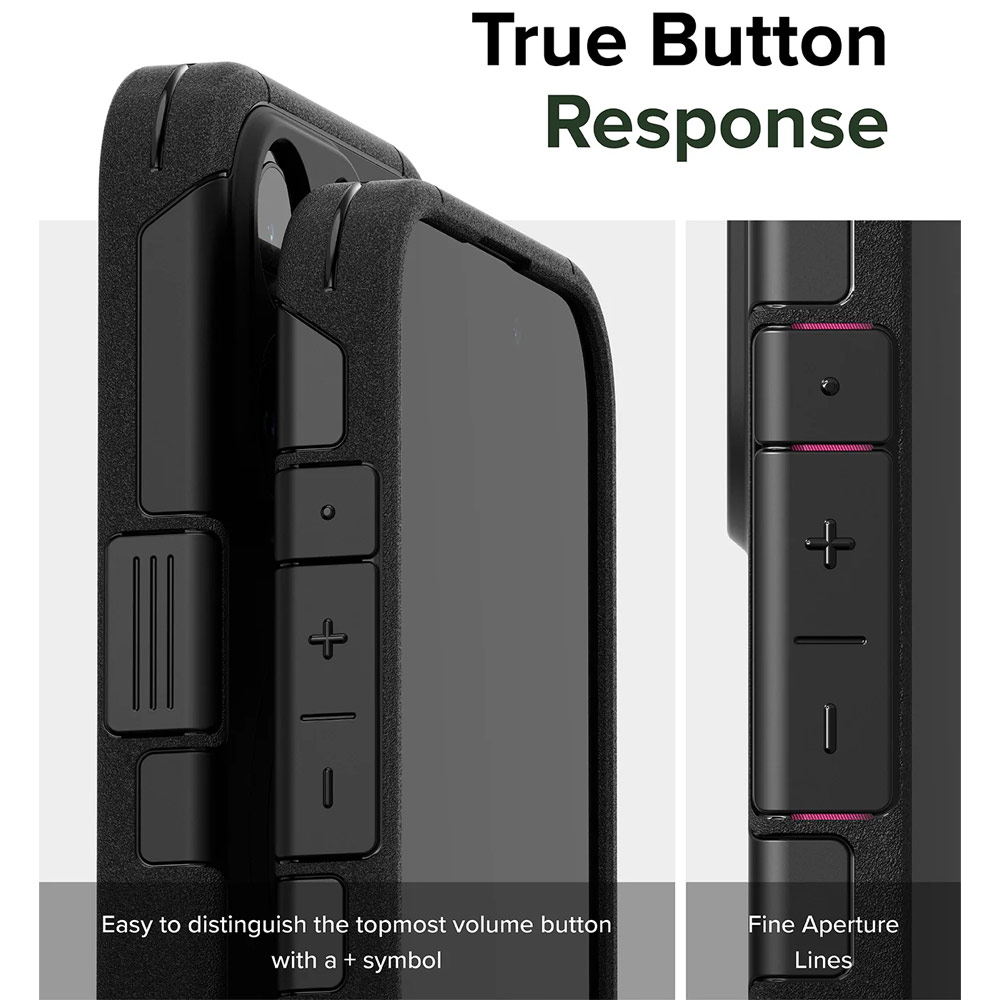 Picture of Apple iPhone 15 Pro 6.1 Case | Ringke Alles Tough Kickstand Magnetic Charging Compatible Case for iPhone 15 Pro 6.1 (Black)