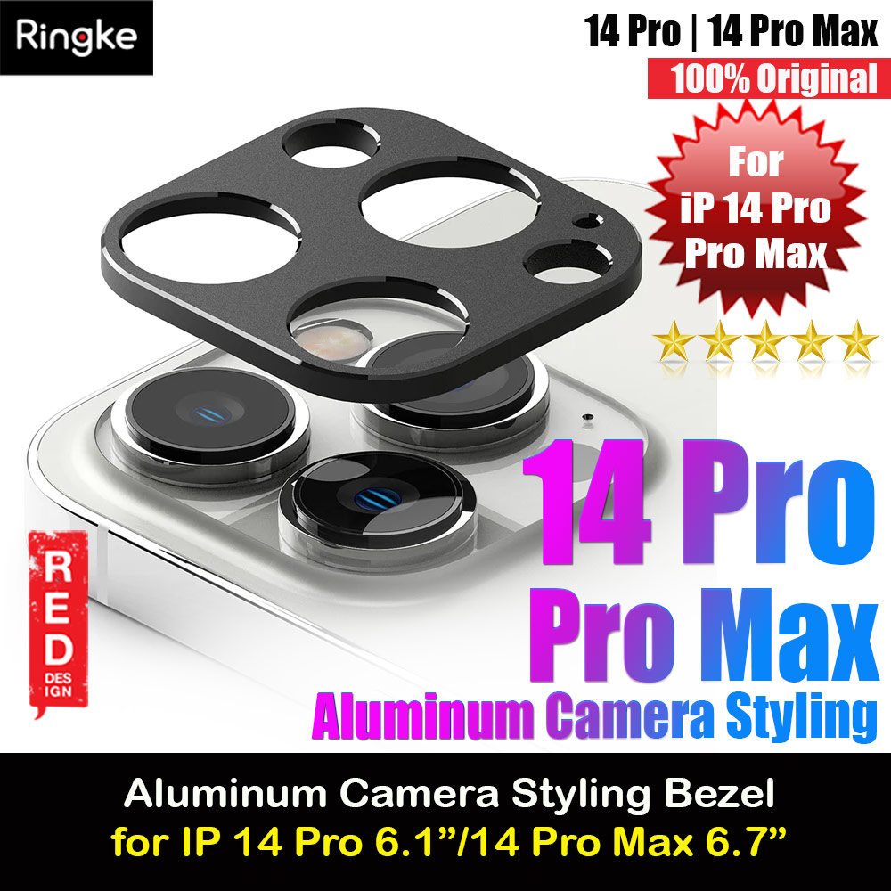 Picture of Ringke Camera Styling Aluminum Bezel for Apple iPhone 14 Pro Max 6.7 iPhone 14 Pro 6.1 (Black) Apple iPhone 14 Pro Max 6.7- Apple iPhone 14 Pro Max 6.7 Cases, Apple iPhone 14 Pro Max 6.7 Covers, iPad Cases and a wide selection of Apple iPhone 14 Pro Max 6.7 Accessories in Malaysia, Sabah, Sarawak and Singapore 