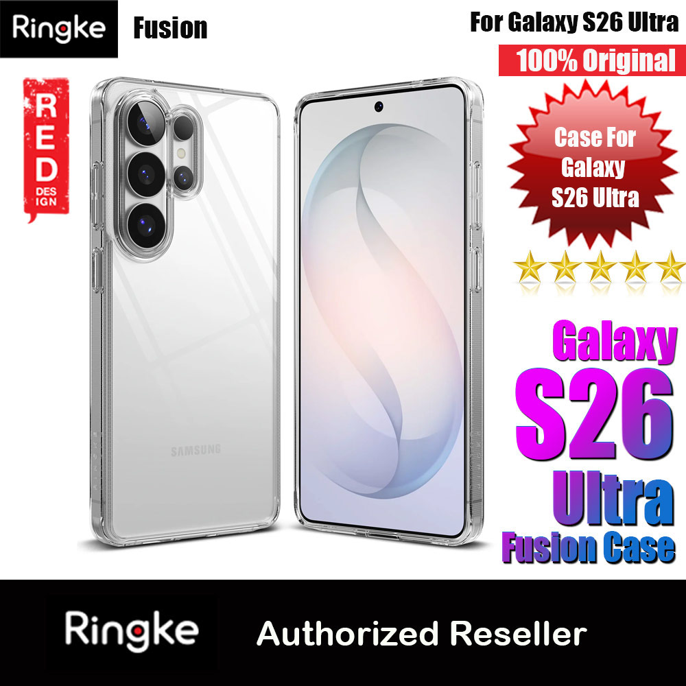 Picture of Ringke Fusion Transparent Protection Case for Samsung Galaxy S26 Ultra (Clear) Samsung Galaxy S26 Ultra- Samsung Galaxy S26 Ultra Cases, Samsung Galaxy S26 Ultra Covers, iPad Cases and a wide selection of Samsung Galaxy S26 Ultra Accessories in Malaysia, Sabah, Sarawak and Singapore 