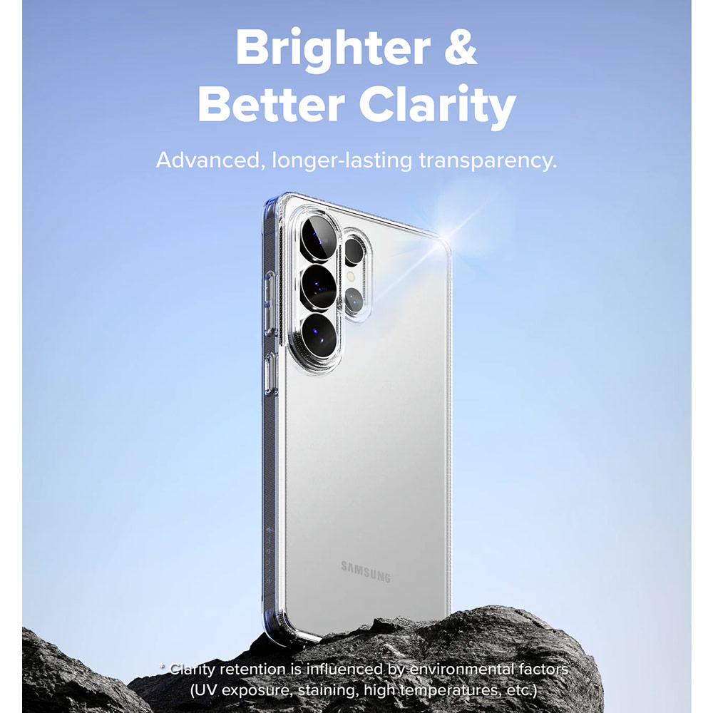 Picture of Samsung Galaxy S26 Ultra Case | Ringke Fusion Transparent Protection Case for Samsung Galaxy S26 Ultra (Clear)