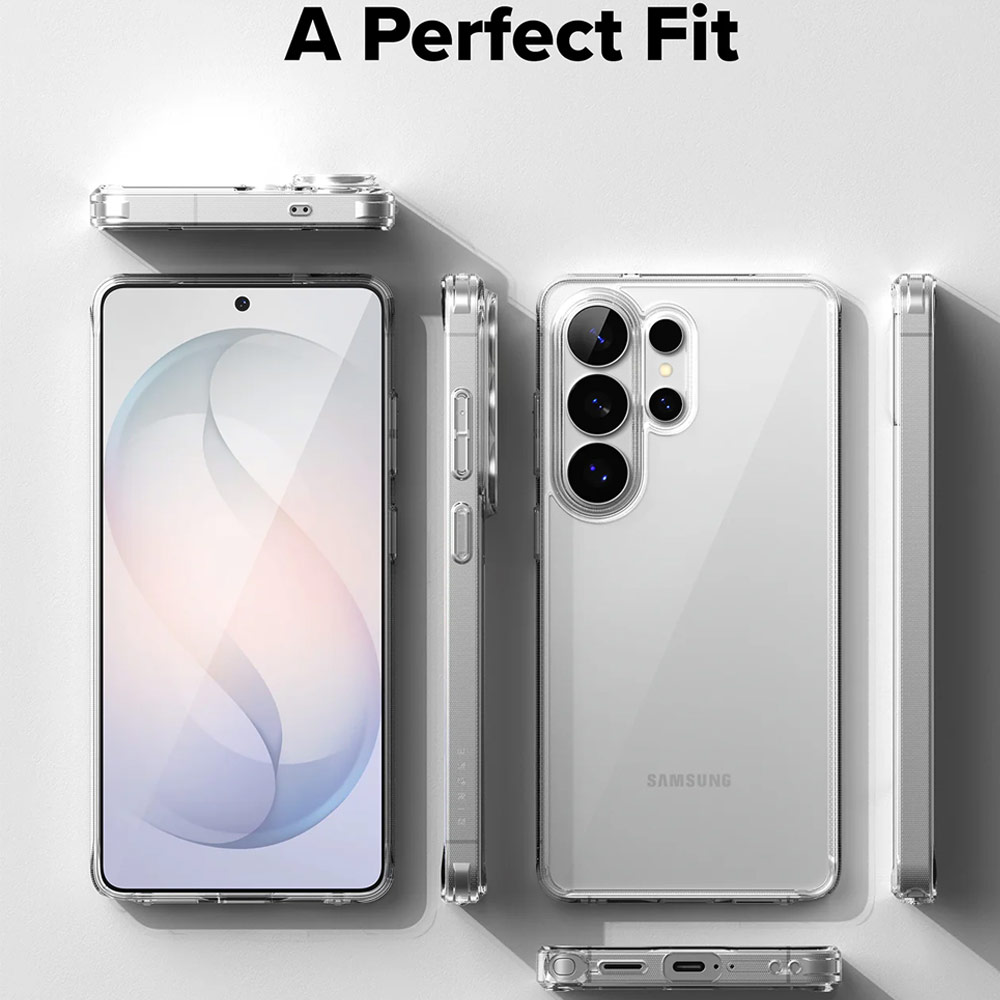 Picture of Samsung Galaxy S26 Ultra Case | Ringke Fusion Transparent Protection Case for Samsung Galaxy S26 Ultra (Clear)