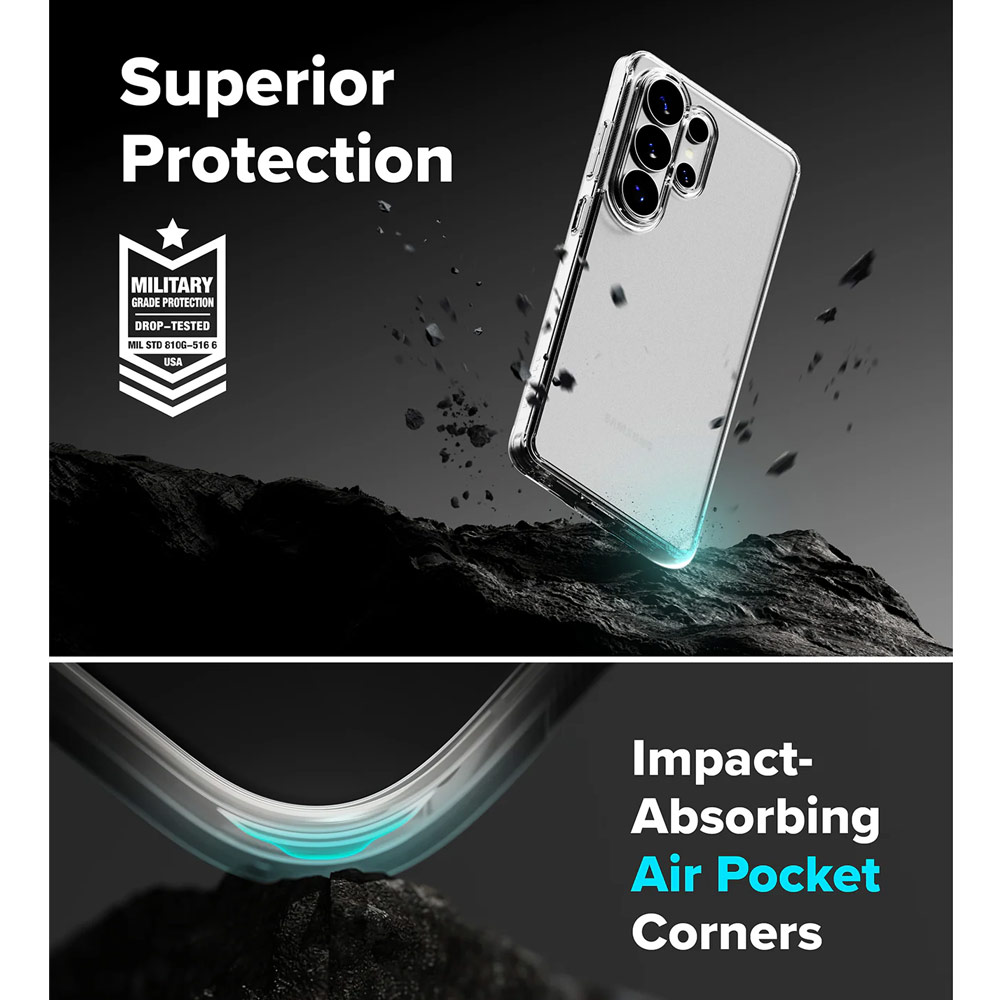 Picture of Samsung Galaxy S26 Ultra Case | Ringke Fusion Transparent Protection Case for Samsung Galaxy S26 Ultra (Matte)